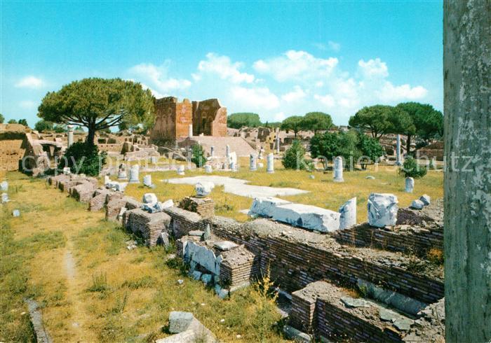 Ostia Capitolium e Foro Kapitolium Forum Ruinen Antike Staette
