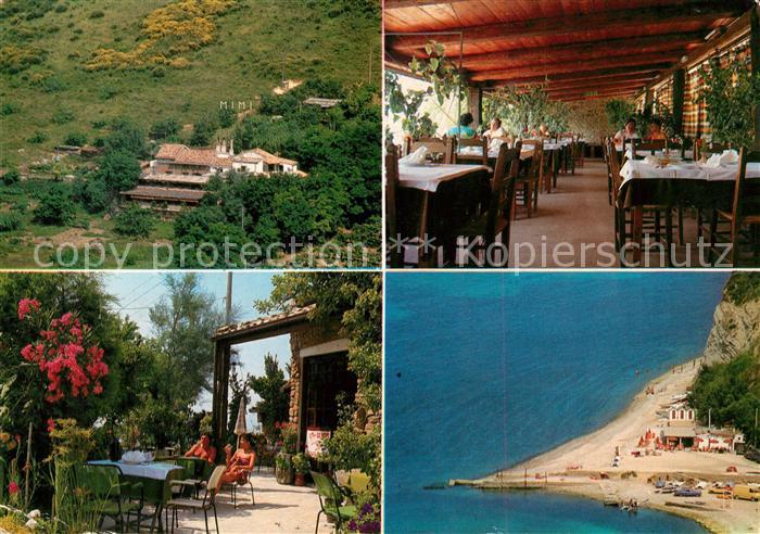 Gabicce Monte Trattoria Pizzeria Mimi Ristorante Spiaggia veduta aerea