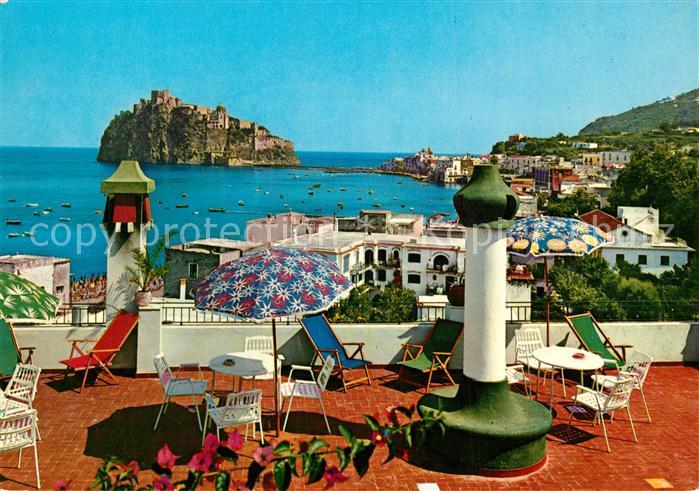 Ischia Hotel Pensione Ulisse Dachterrasse