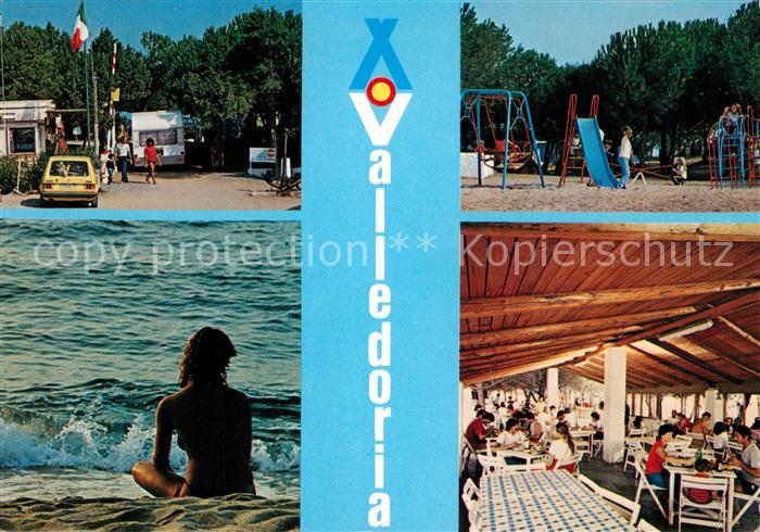 Sassari Camping Valledoria Strand Restaurant Kinderspielplatz