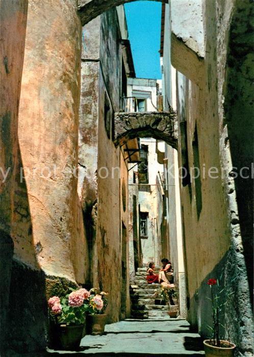 Sanremo Aspetto caratteristico della Citta vecchia Altstadt Gasse
