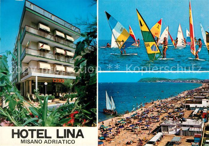 Misano Adriatico Hotel Lina Windsurfen Strand