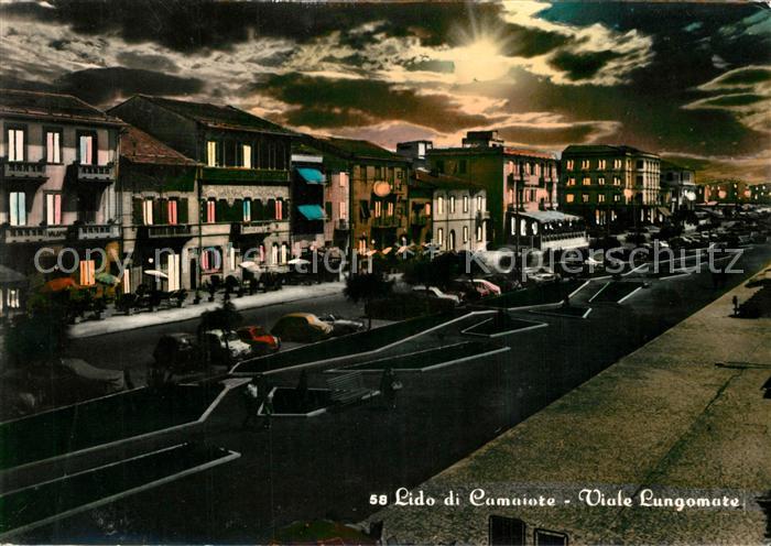 Lido di Camaiore Viale Lungomare di notte