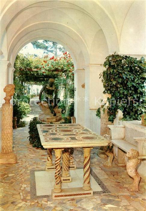 Anacapri San Michele Hermes und byzantinischer Tisch