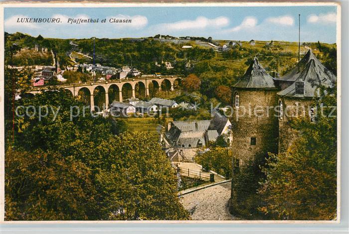 LUXEMBOURG Luxemburg Pfaffenthal et Clausen