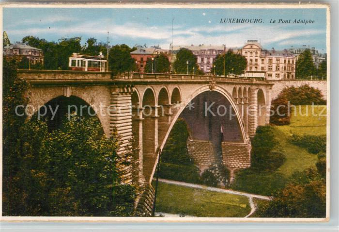LUXEMBOURG Luxemburg Pont Adolphe Bruecke
