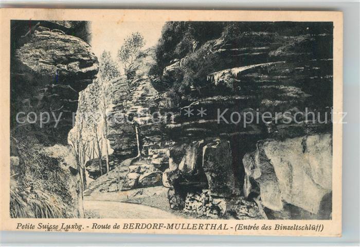 Berdorf Echternach Route de Berdorf a Mullerthal Petite Suisse Luxembourgeoise