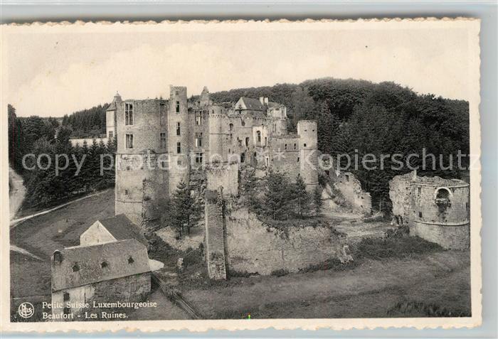 Beaufort Befort Luxembourg Les Ruines du Chateau Petite Suisse Luxembourgeoise