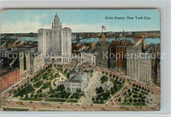 New York City Civic Center Skyscraper