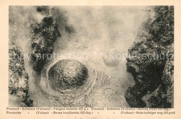 Pozzuoli Solfatara la fangaia bollente Vulkankrater Natur