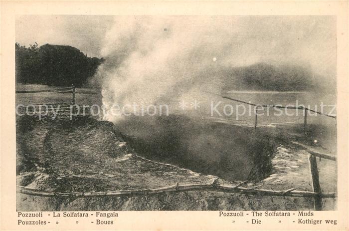 Pozzuoli Solfatara la fangaia Vulkankrater Natur