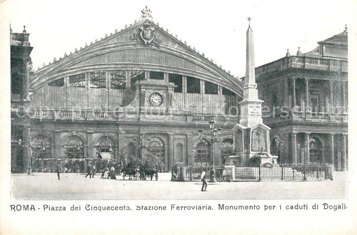 Roma Rom Piazza dei Cinquecento Stazione Feroviaria Monumento per id caduti di D