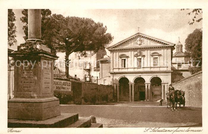 Roma Rom Chiesa San Sebastiano fuori le mura Kirche