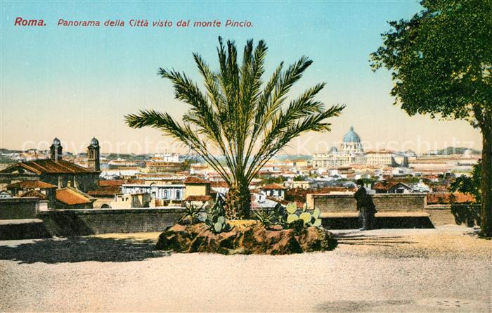 Roma Rom Panorama della Cittá visto dal Monte Pincio