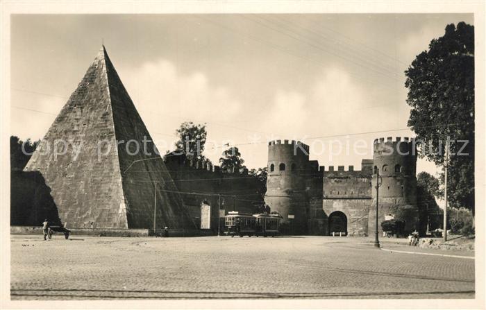Roma Rom Piramide di Caio Cestio
