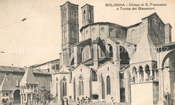 Bologna Chiesa di San Francesco e Tome dei Glossatori