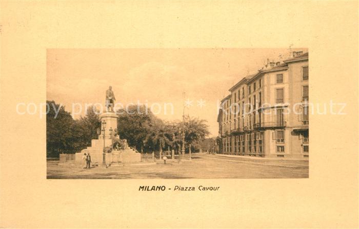 Milano Piazza Cavour Monumento Denkmal