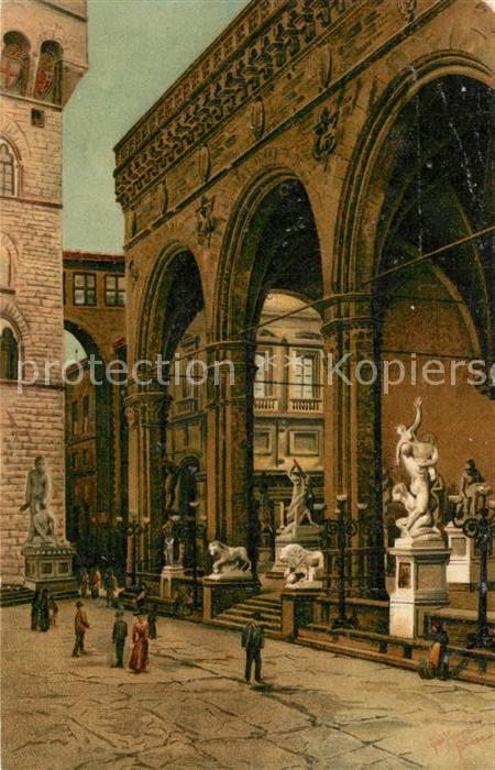 Firenze Florenz Loggia dei Lanzi Arkadenbau