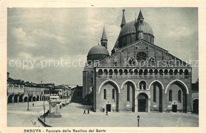 Padova Facciata della Basilica del Santo Monumento