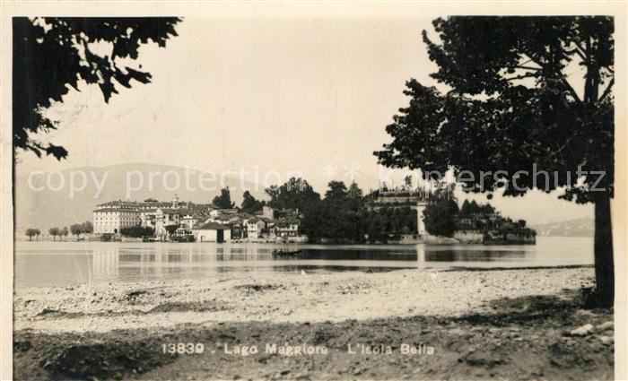 Isola Bella Lago Maggiore Uferpromenade am See