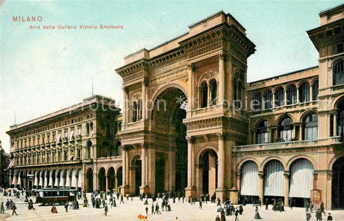 Milano Arco della Galleria Vittorio Emanuele