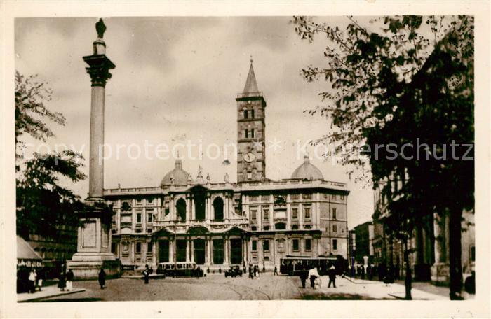 Roma Rom Piazza e Basilica di Santa Maria Maggiore Monumento