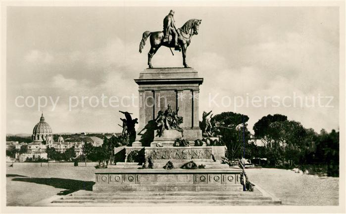 Roma Rom Monumento a Giuseppe Garibaldi al Gianicolo Denkmal