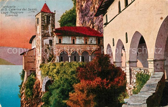 Laveno Santuario di Santa Caterina del Sasso Lago Maggiore