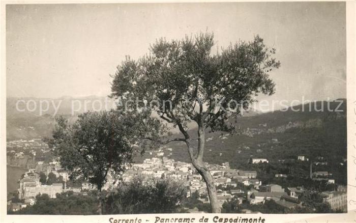 Sorrento Campania Panorama da Capodimonte
