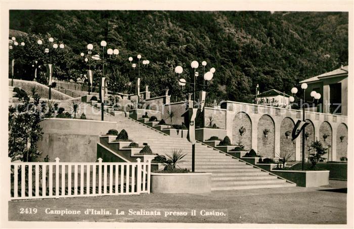 Campione d Italia La Scalinata presso il Casino