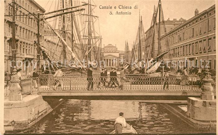 Trieste Canale e Chiesa di Sant Antonio