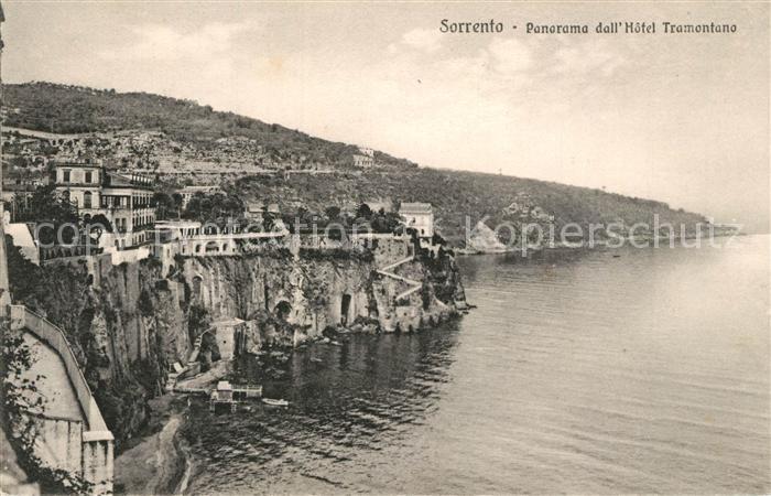 Sorrento Campania Panorama dall Hotel Tramontano Kueste