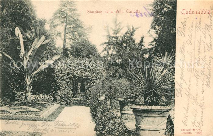 Cadenabbia Lago di Como Giardino della Villa Carlotta