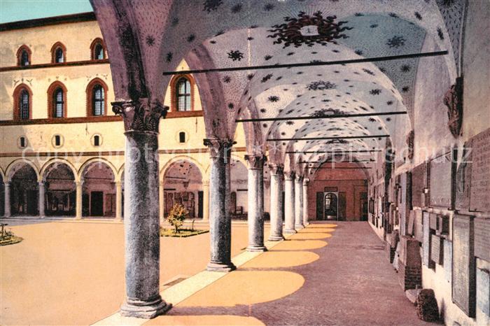 Milano Castello Sforzesco Cortile della Rocchetta