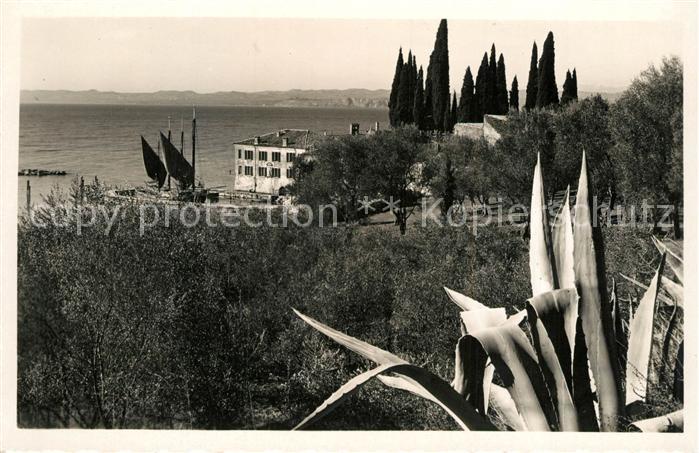 San Vigilio Lago di Garda Blick auf den Gardasse