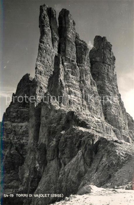 Dolomiten Torri di Vajolet Vajolet Tuerme Felsen