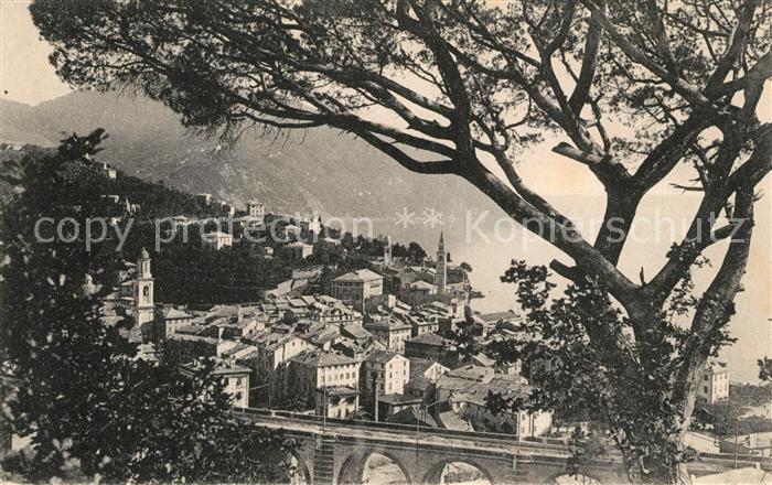 Recco Genova Genua Liguria IT Panorama dai Pini