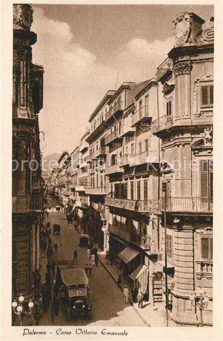 Palermo Sicilia Corso Vittorio Emanuele