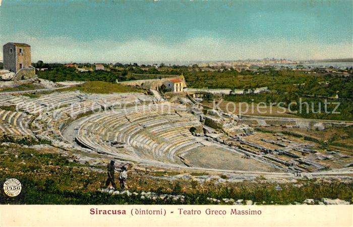 Siracusa Teatro Greco Massimo Antike Staette