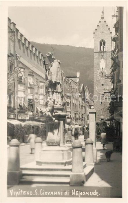 Vipiteno San Giovanni di Nepomuck Monumento Denkmal