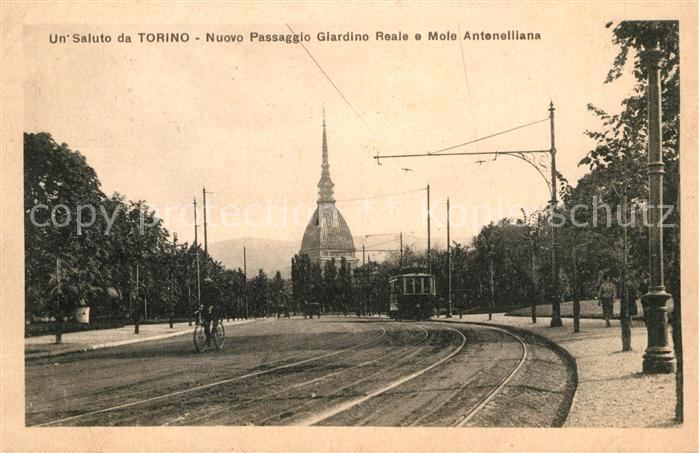 Torino Nuovo Passaggio Giardino Reale e Mole Antenelliana