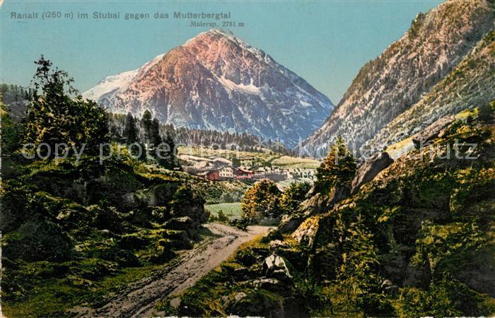 Ranalt Panorama gegen Mutterbergtal
