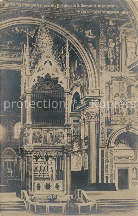 Roma Rom Tabernacolo Gotico nella Basilica di San Giovanni in Laterano