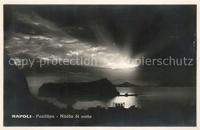 Posillipo Nisida di notte
