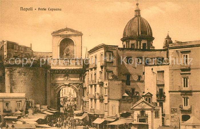 Napoli Neapel Porta Capuana