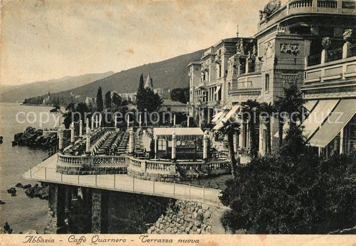 Opatija Abbazia Caffe Quarnero Terrazza nuova