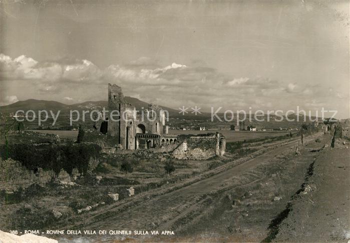 Roma Rom Rovine della Villa dei Quintili sulla Via Appia Ruinen