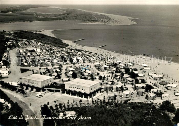 Lido di Jesolo Panorama dall aereo Camping Motel Adriatico