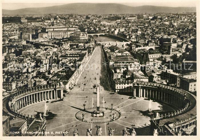Roma Rom Panorama da San Pietro