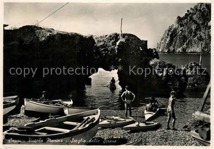 Capri Piccola Marina Scoglio delle Sirene Klippe der Sirenen